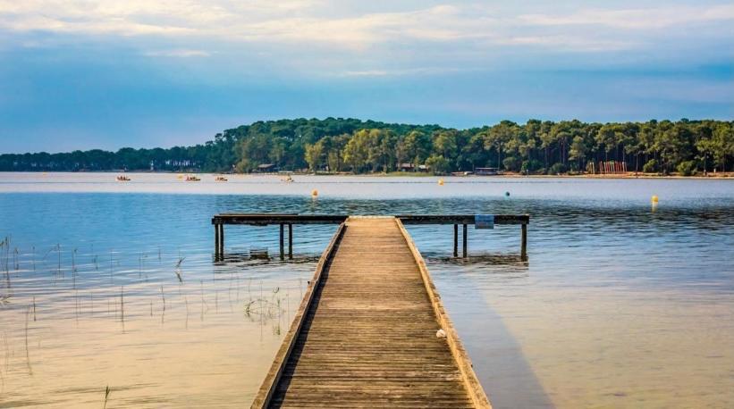 Hacienda De La Canopee Avec Piscine Chauffee Au Sel Hourtin Kültér fotó